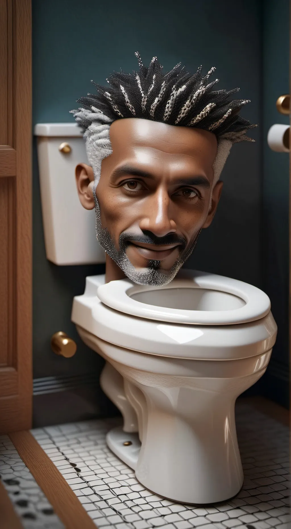 ai character: skibidi toilet background