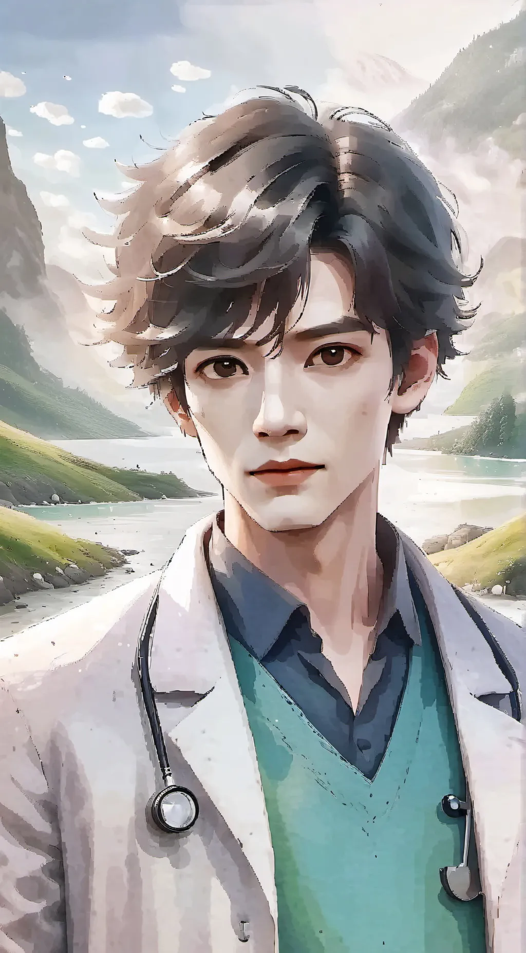 ai character: Sus Doctor  background