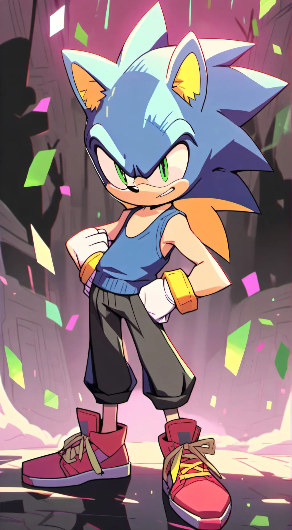 ai character: sonic background