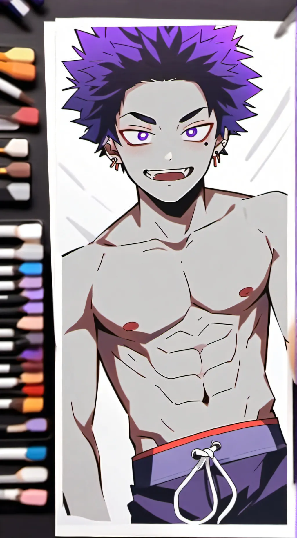 ai character: shinso x bakugo  background