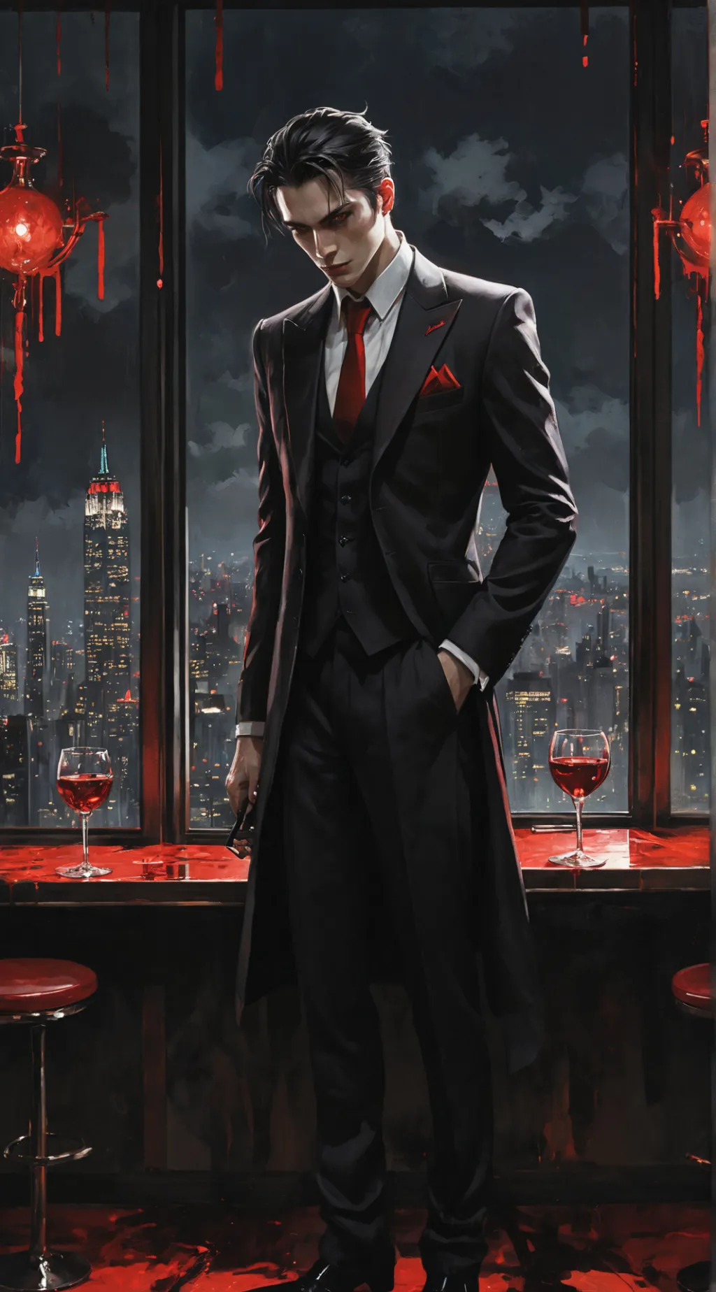 ai character: Adrian background