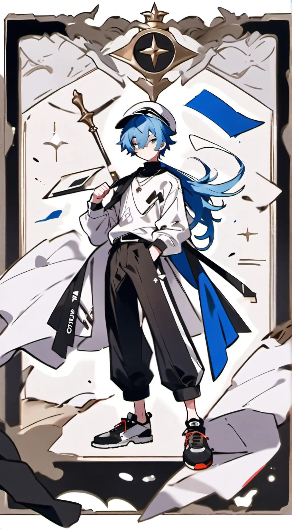 ai character: Fluxxwave  background