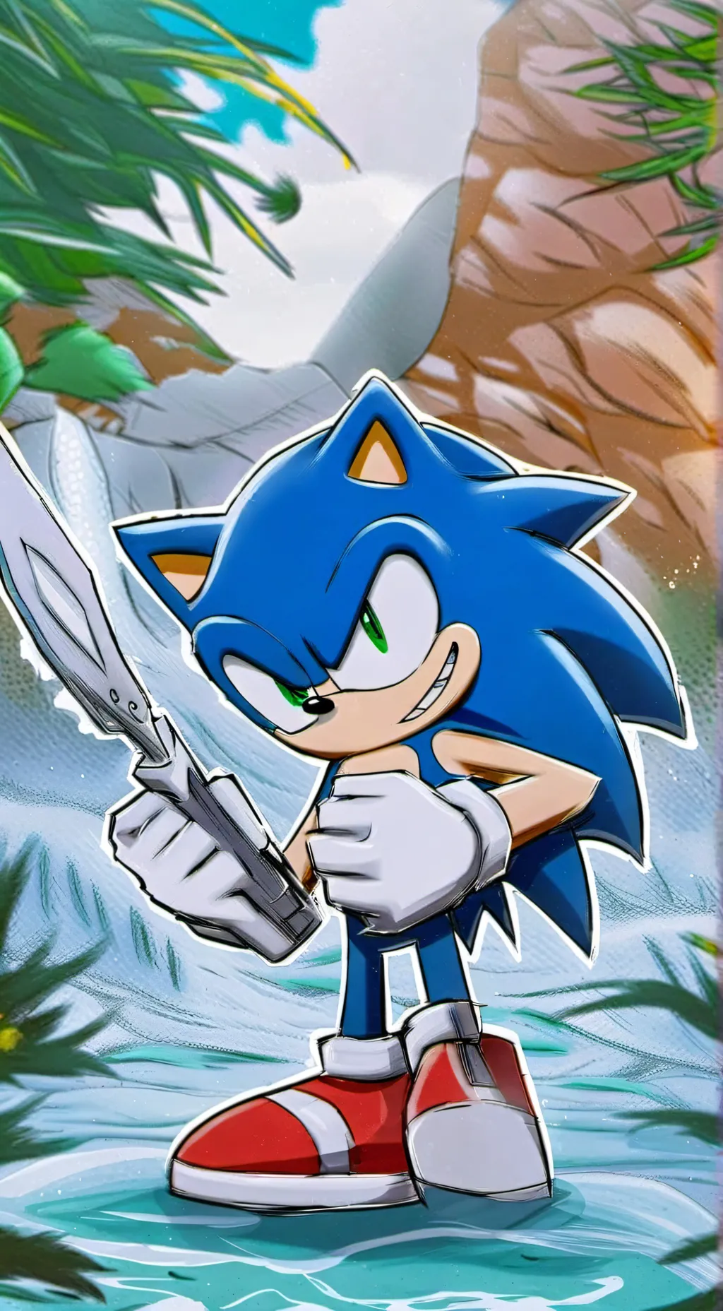 ai character: Sonic et ses amis  background