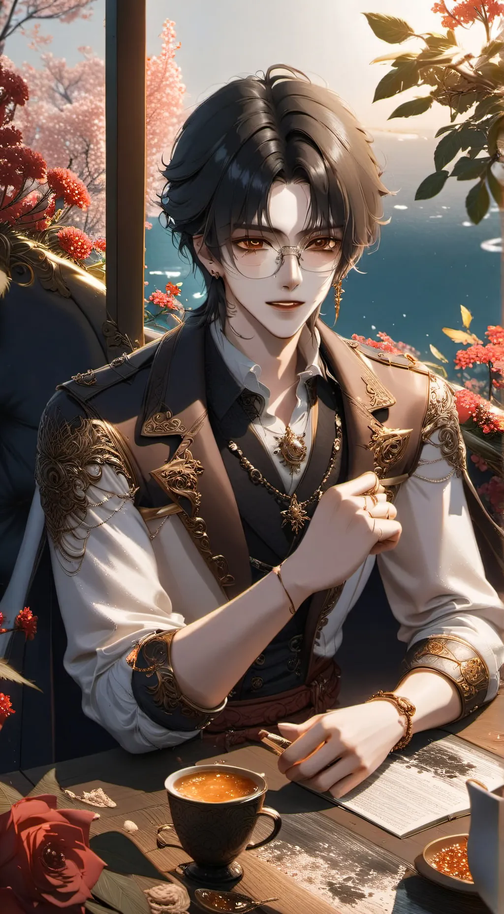 ai character: 🍨Lucas🍨 background
