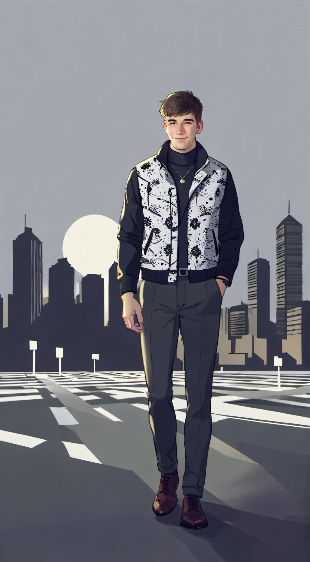 ai character: caleb background
