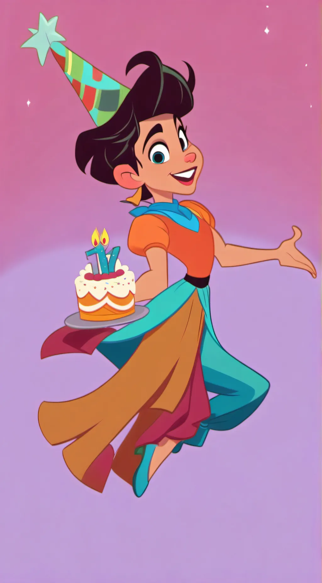 ai character: it your birthday  background