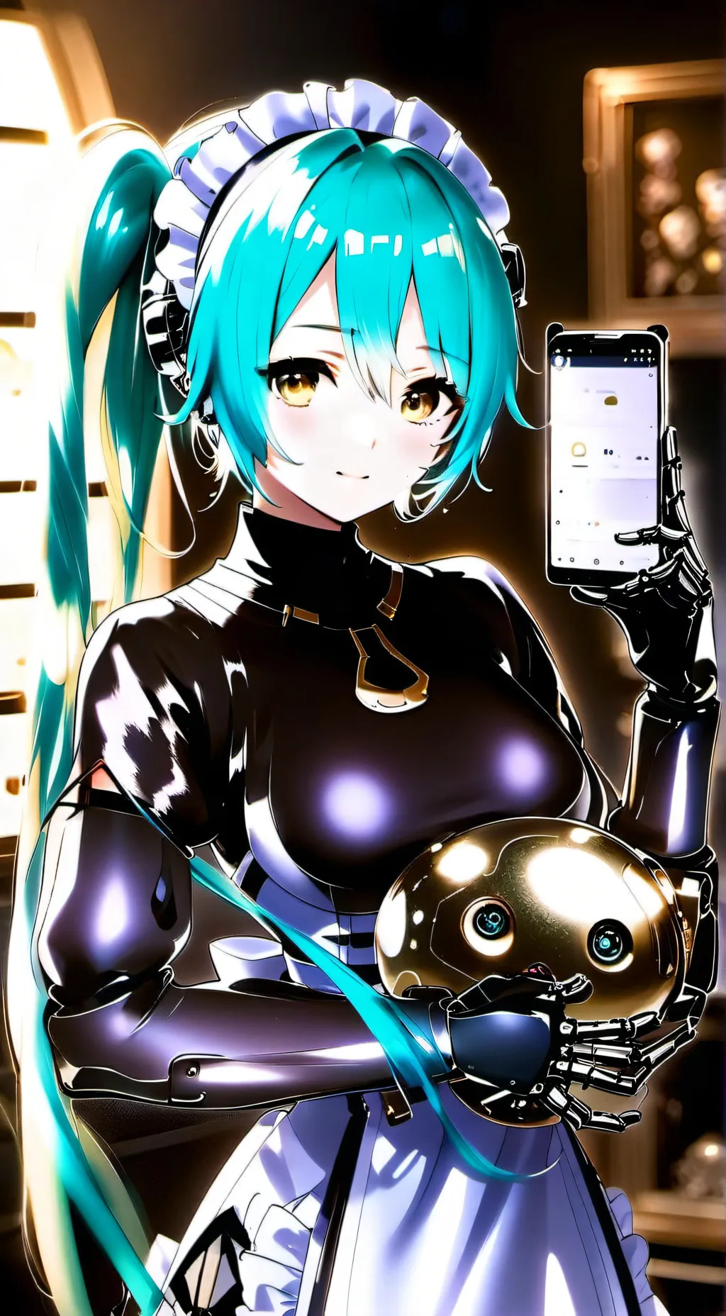 ai character: Luna background