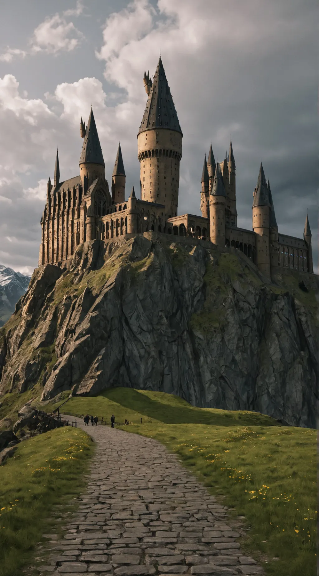 ai character: Hogwarts! background