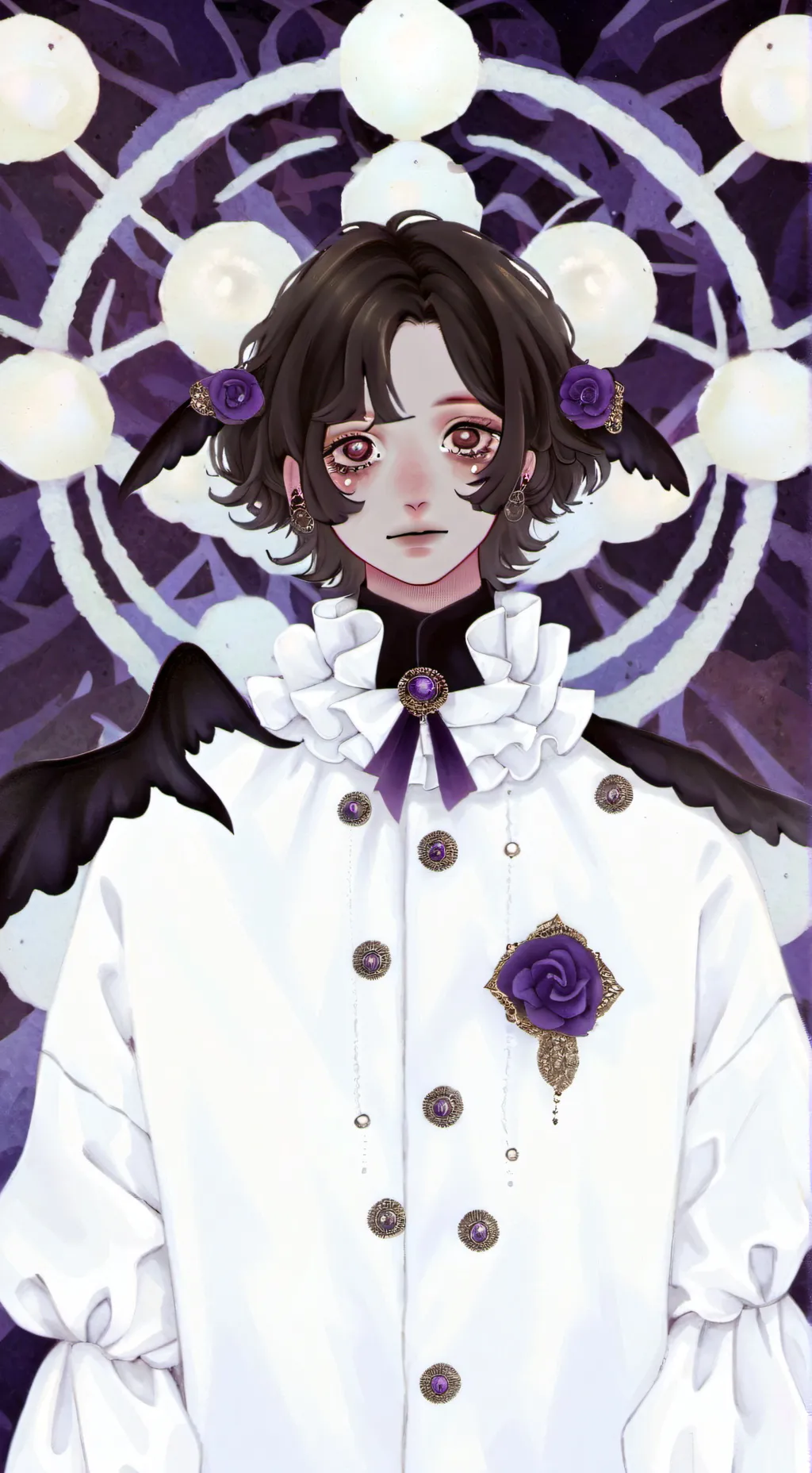 ai character: 🔮🌌Zannie🌌🔮 background