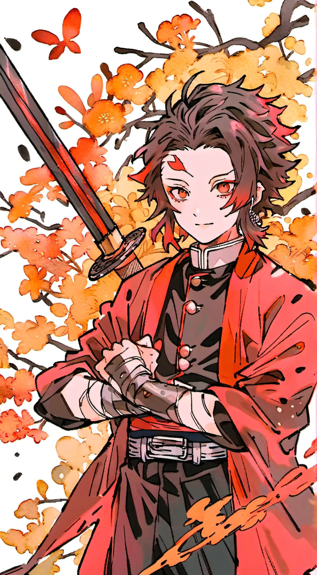 ai character: Demon slayer background