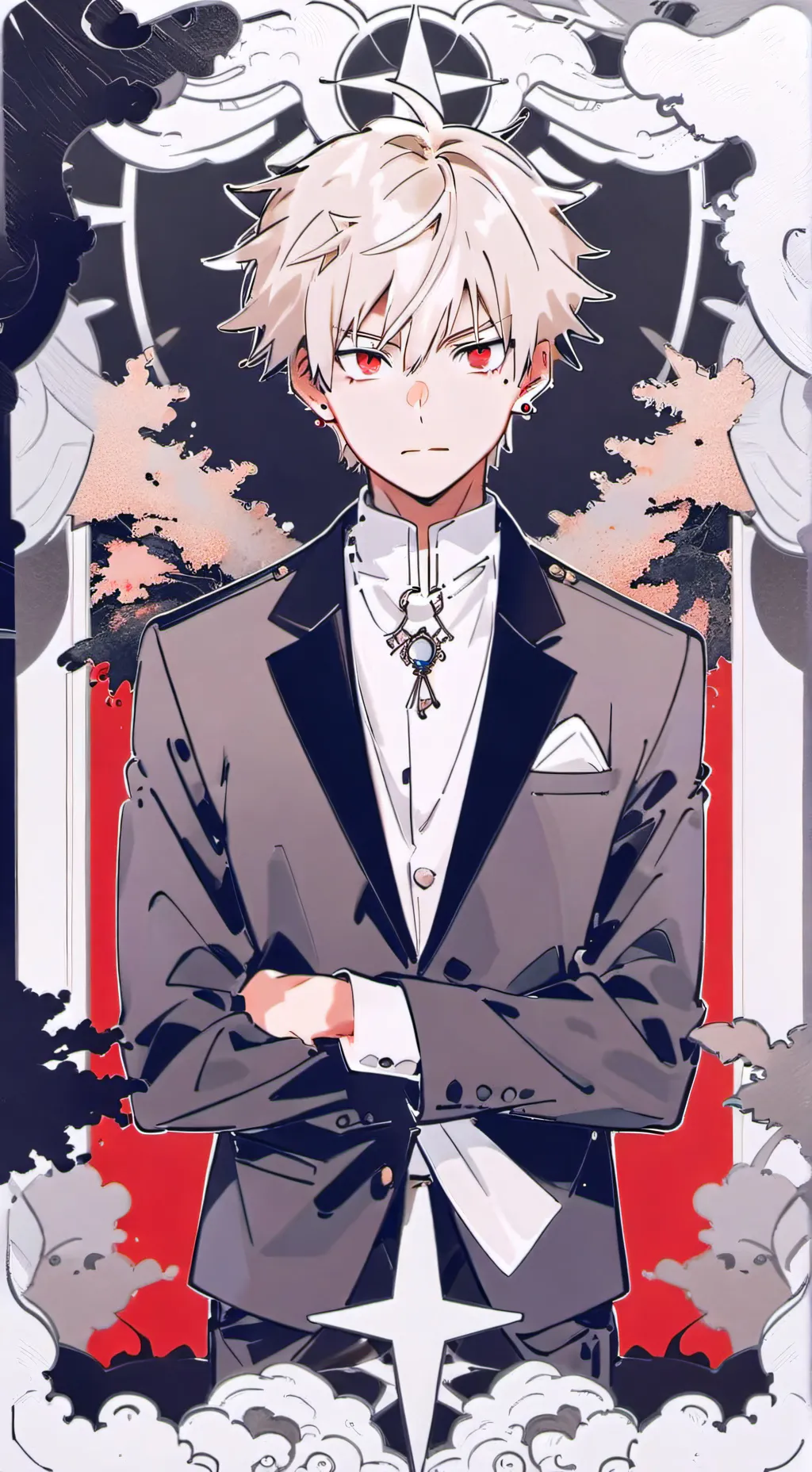 ai character: bakugo background