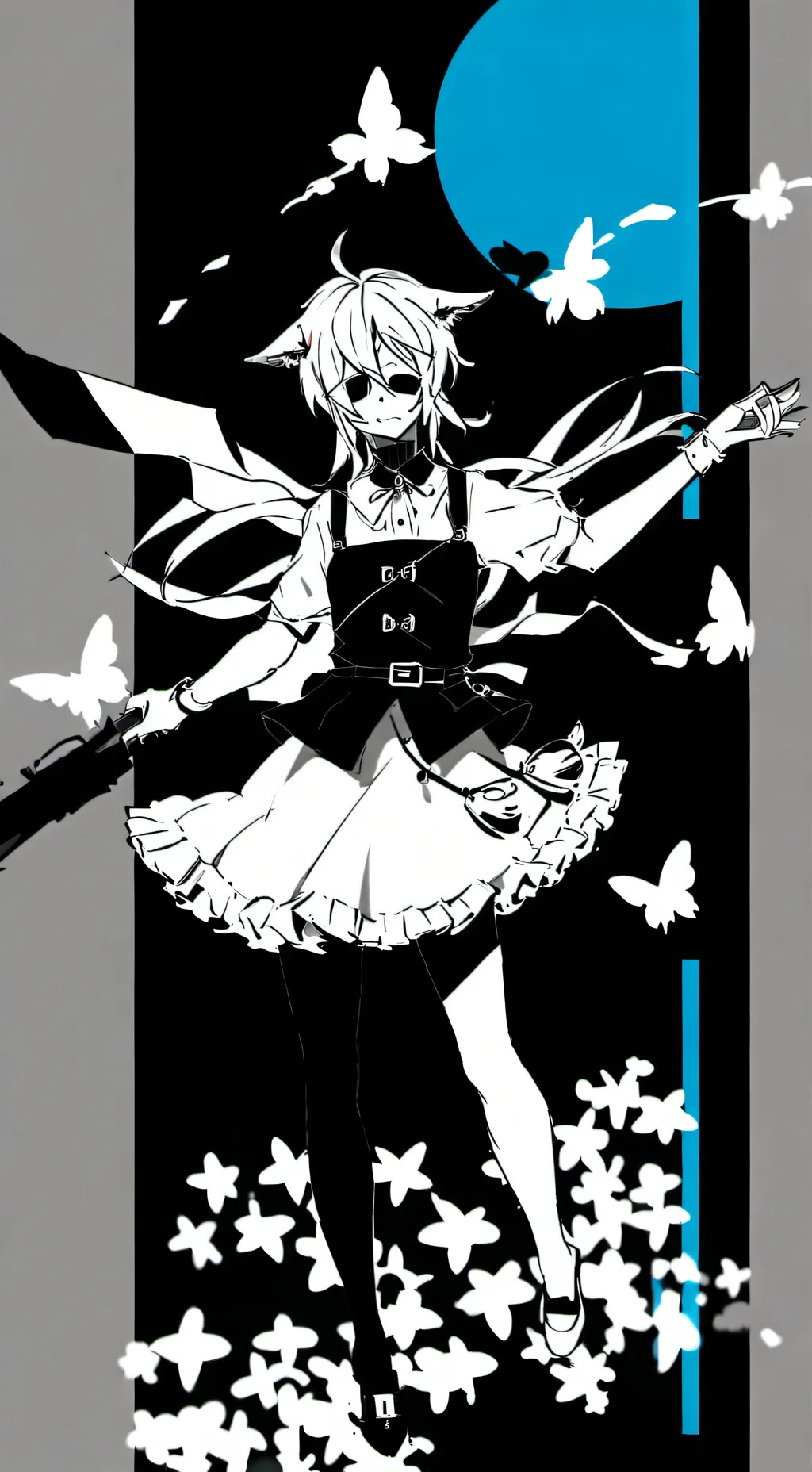 ai character: Милли  background