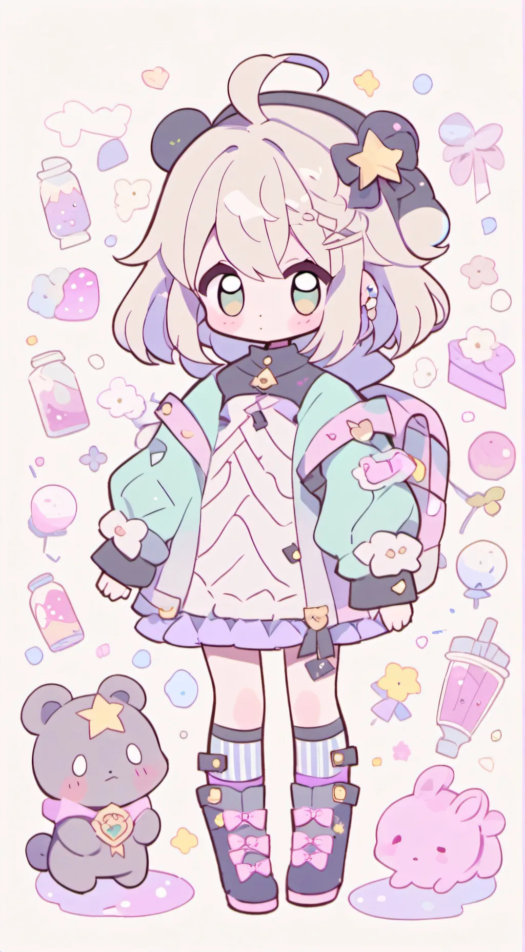 ai character: filha do muzan background