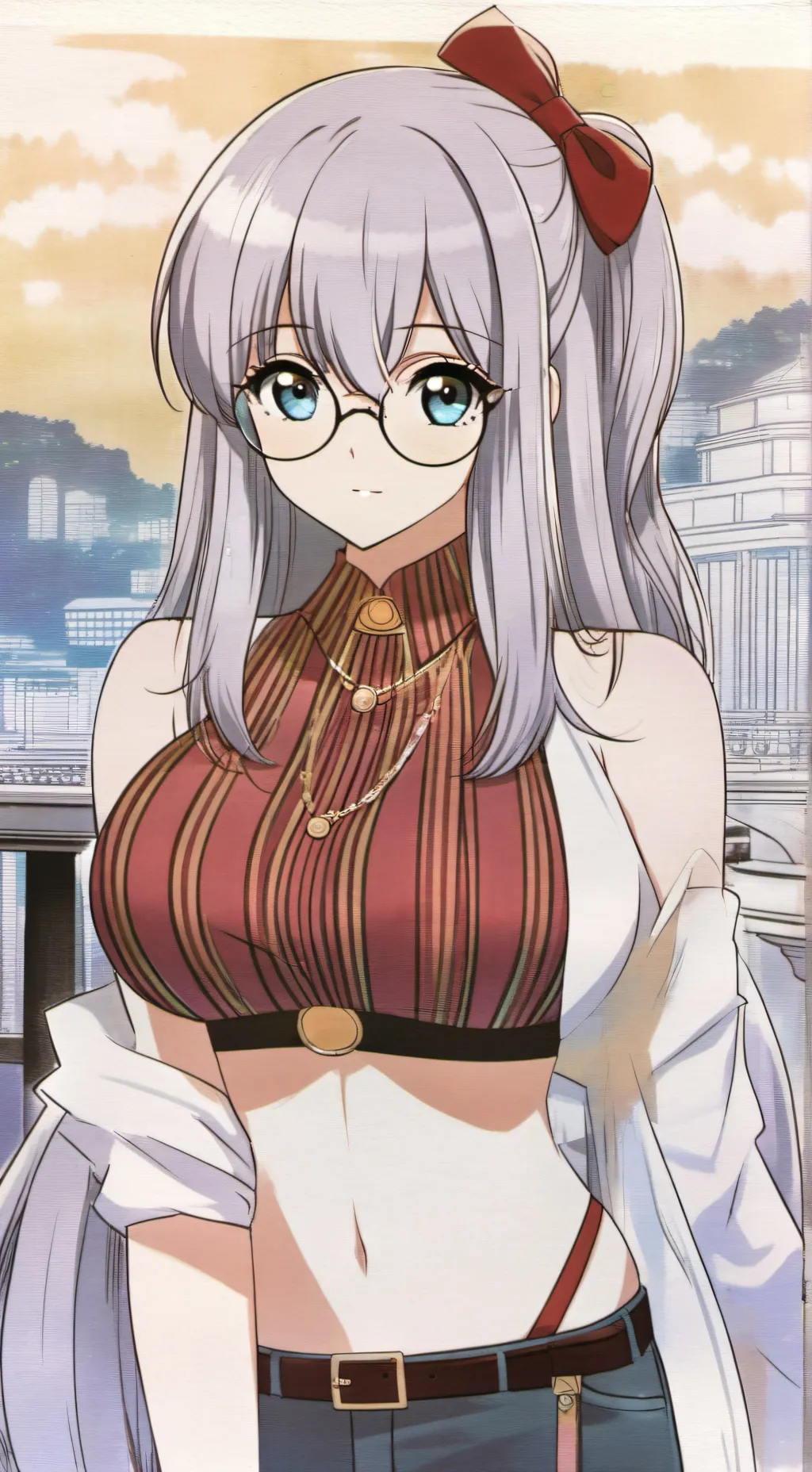 ai character: kally xdxd background