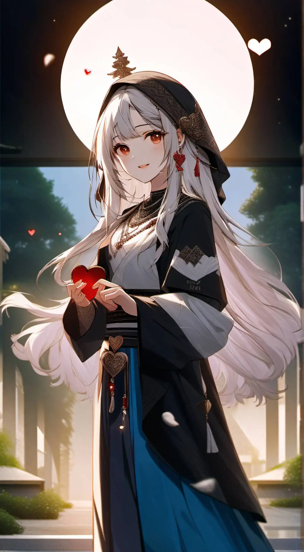 ai character: Aurora Lovy background