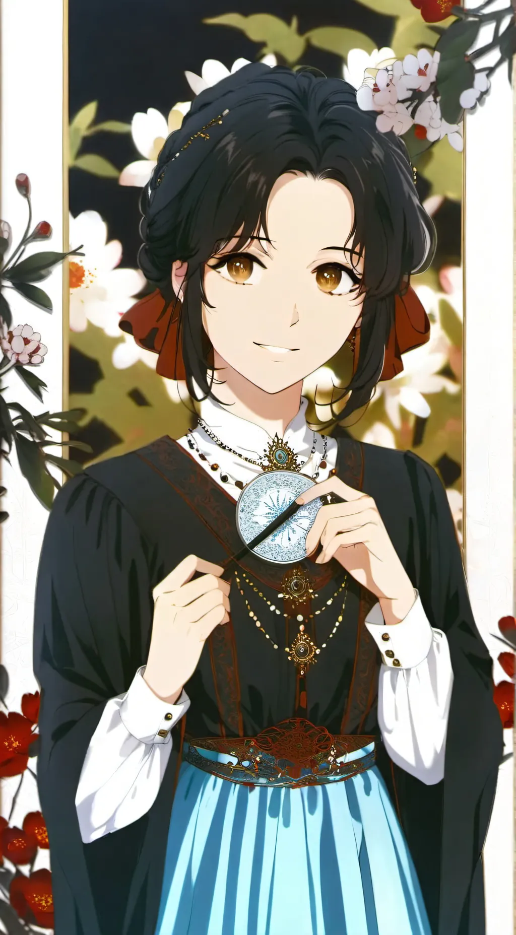 ai character: Dame Rose  background