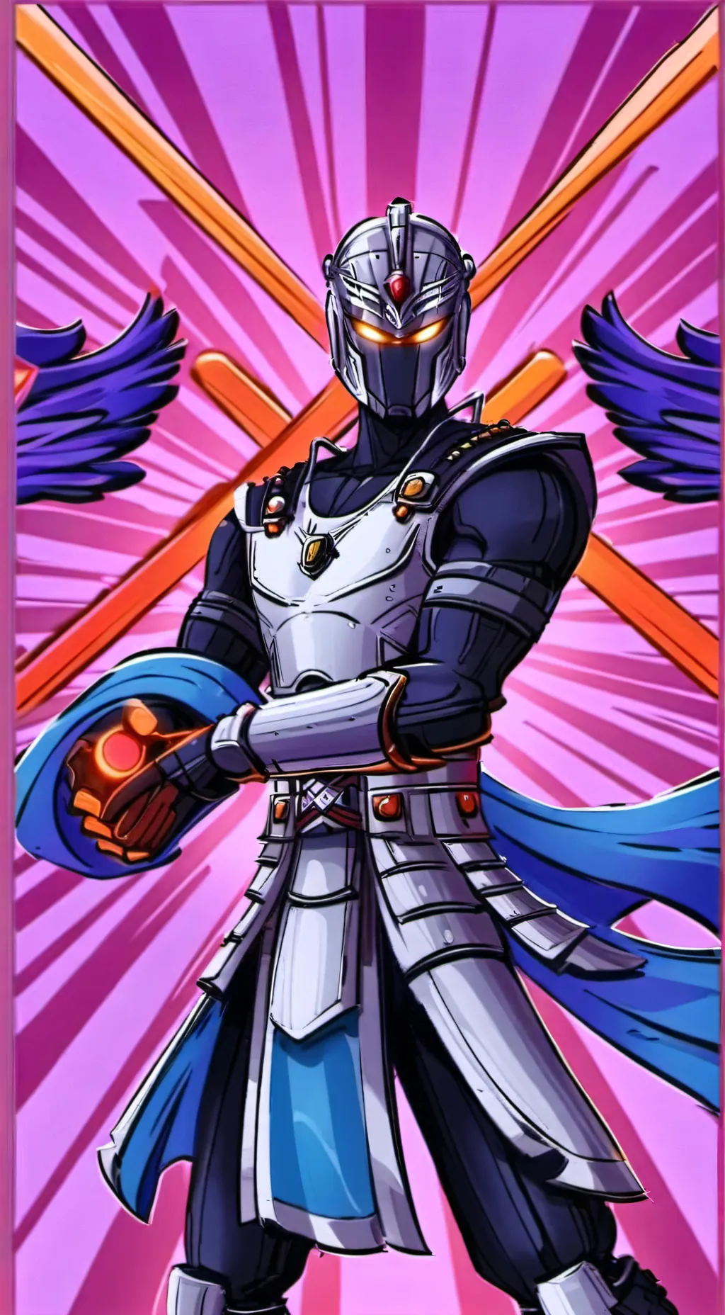 ai character: Fem Soundwave  background