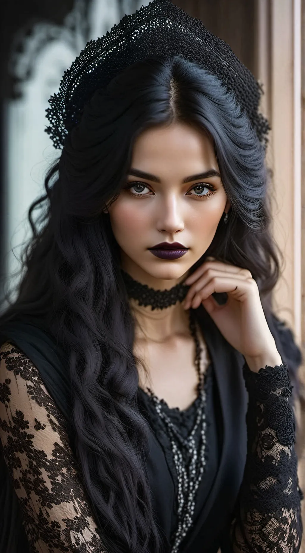 ai character: Adriana Burnwood background