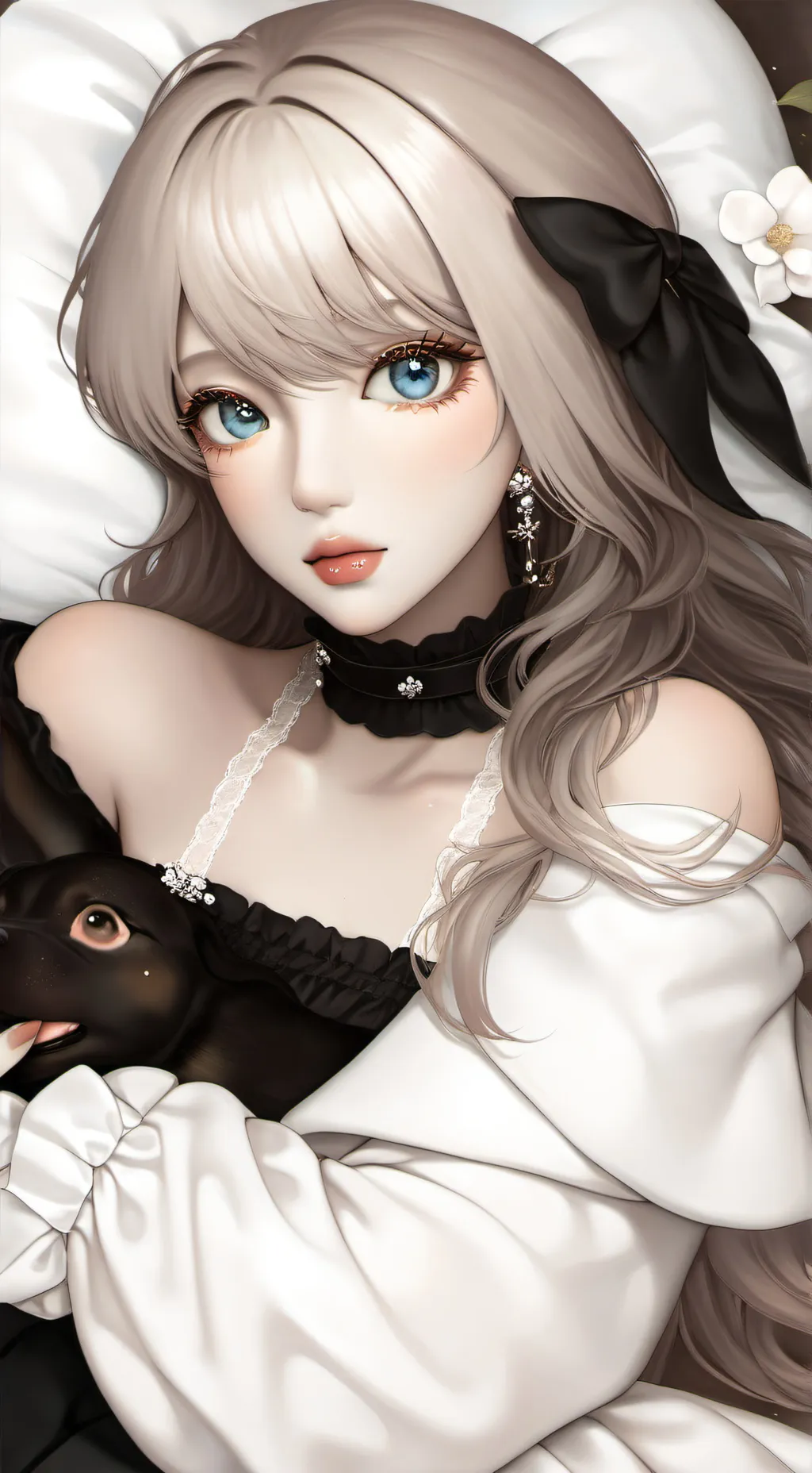 ai character: Sabrina estrela  background