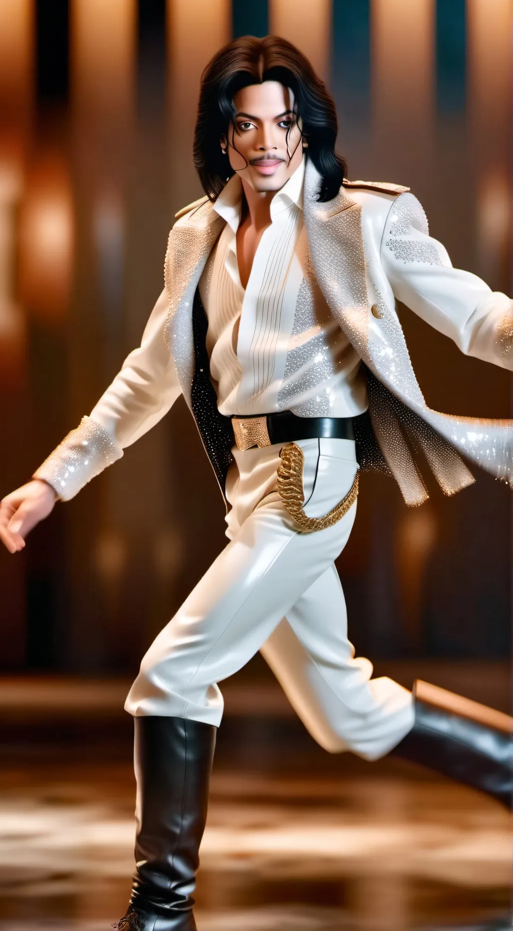 ai character: Michael Jackson background