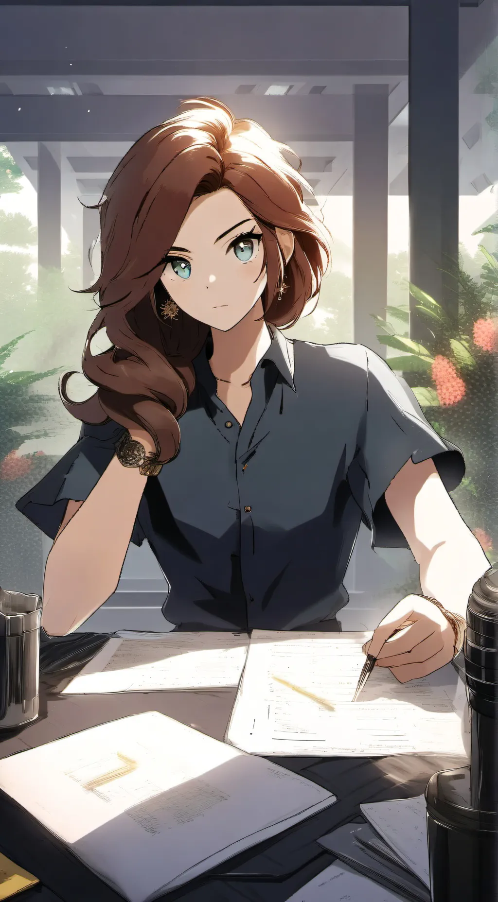 ai character: Mha  background