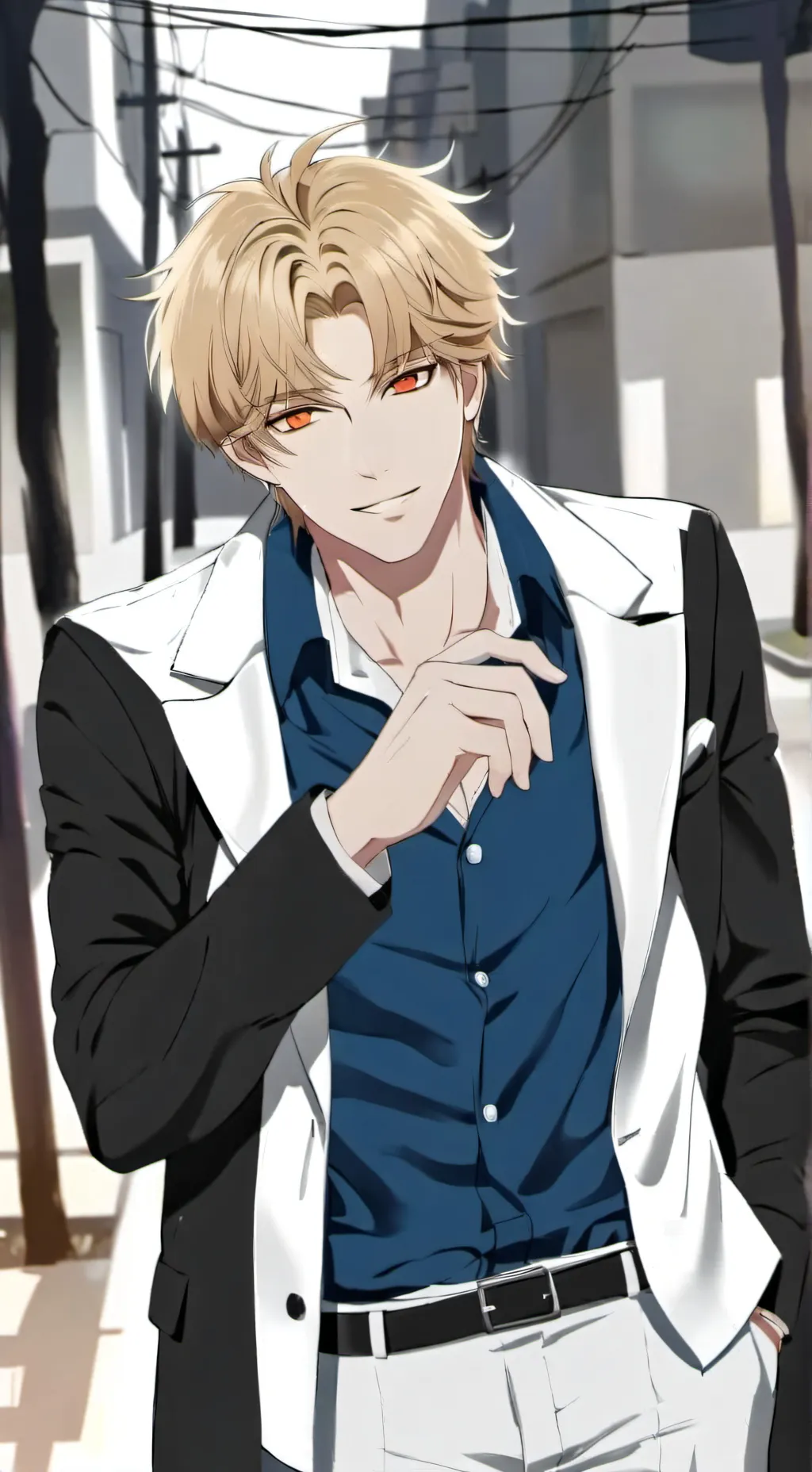 ai character: Mark background
