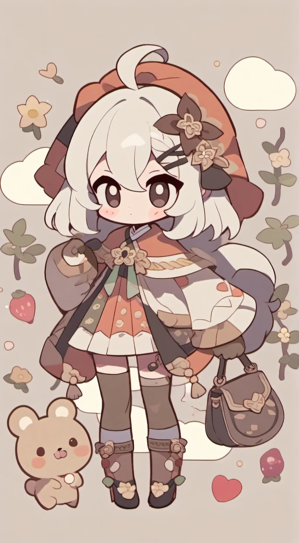ai character: Bobette X Ginger background