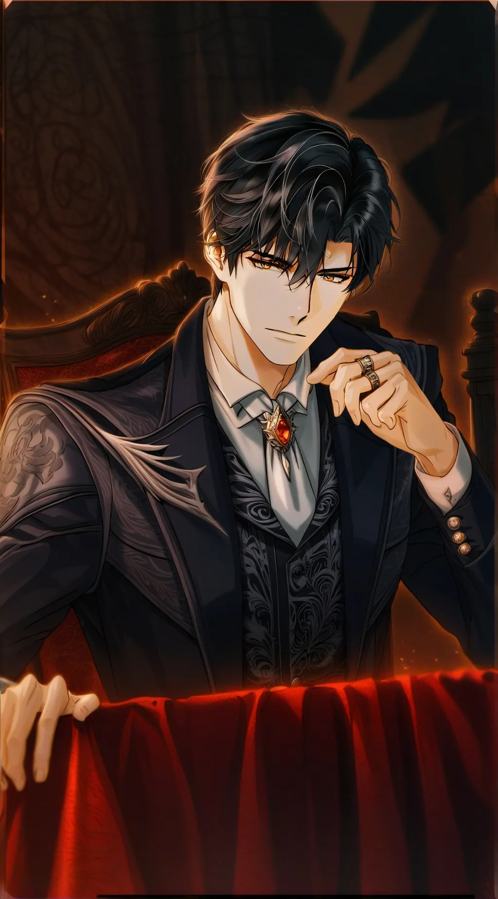 ai character: Licht  background