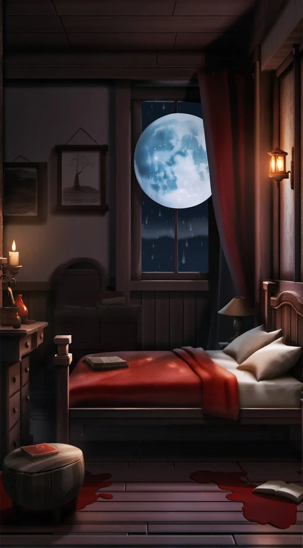 ai character: H + U Sleepover ✨ background