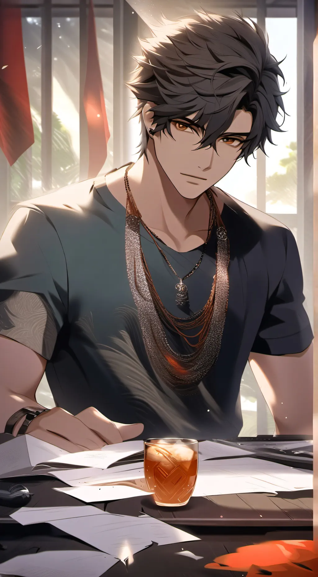 ai character: miguel background