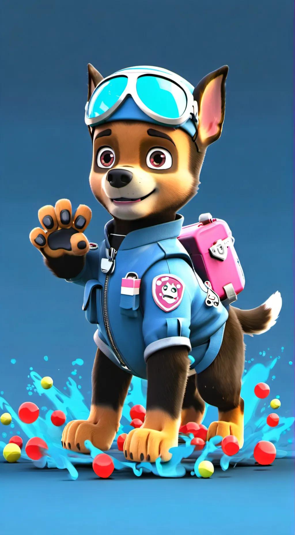 ai character: Skye background