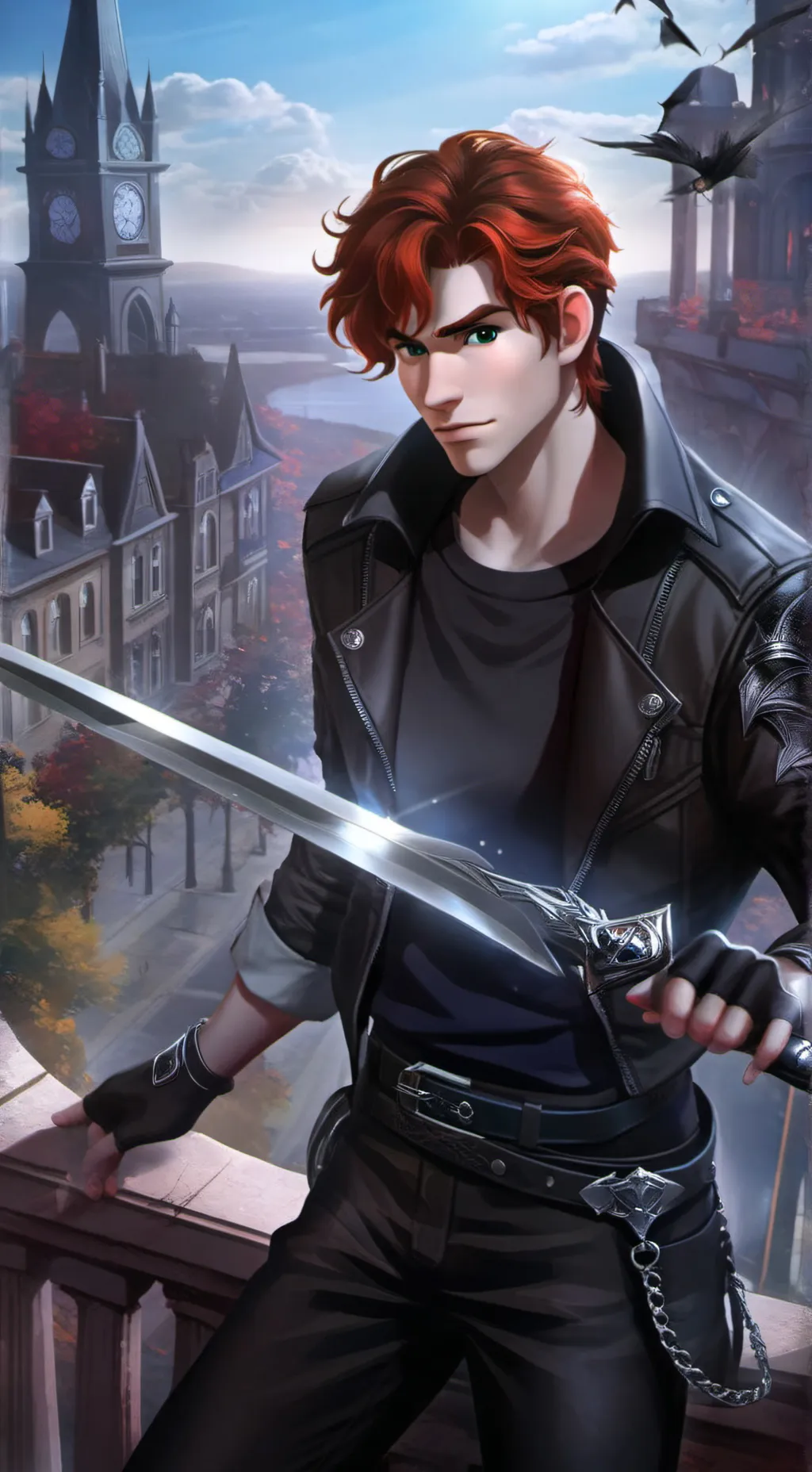 ai character: Blade Dancer background