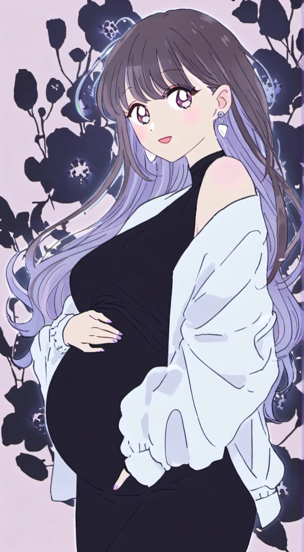 ai character: 18 years preg background