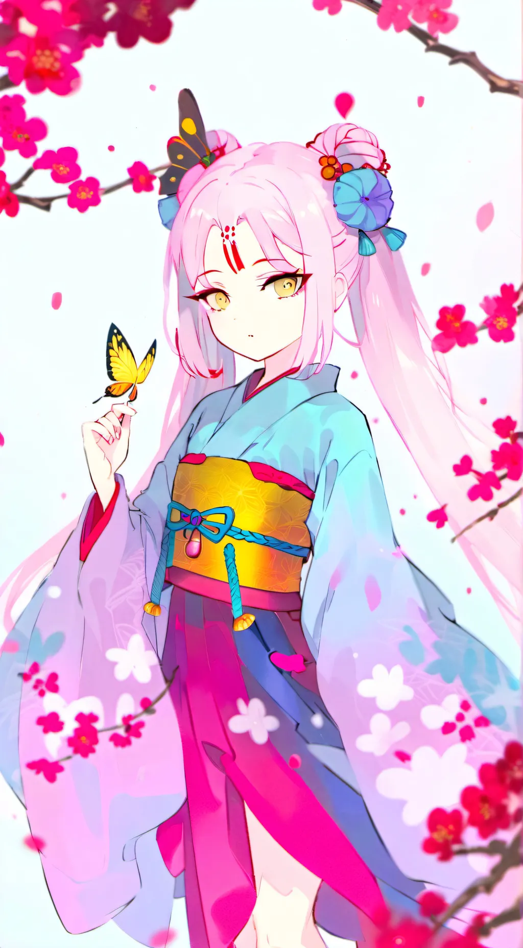 ai character: Butterfly Demon  background