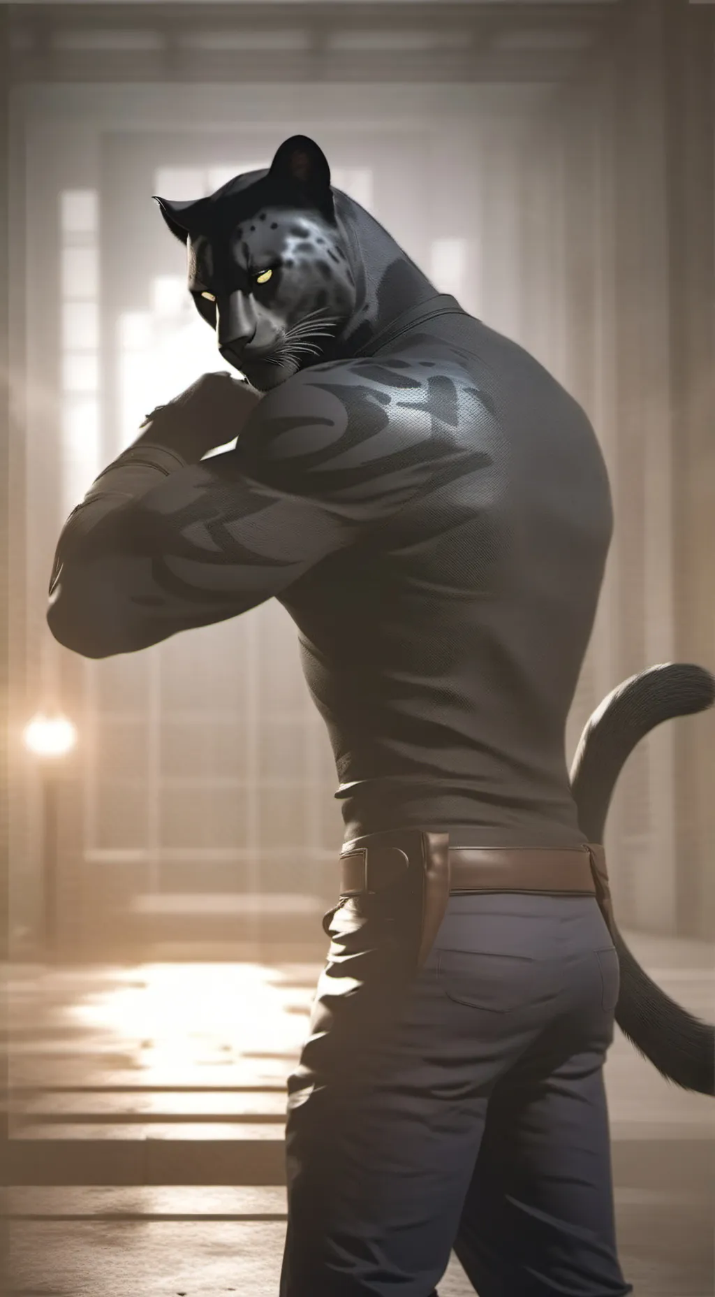 ai character: Midnight Panther S background