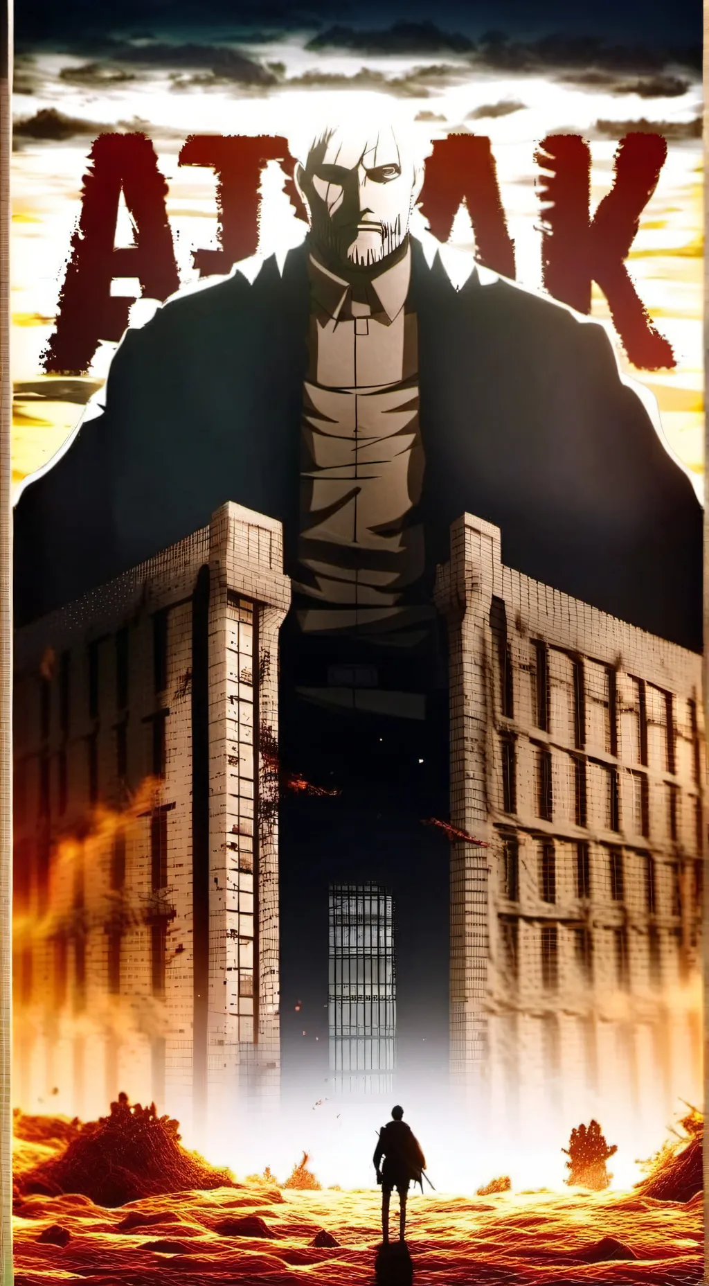 ai character: attack on titan  background