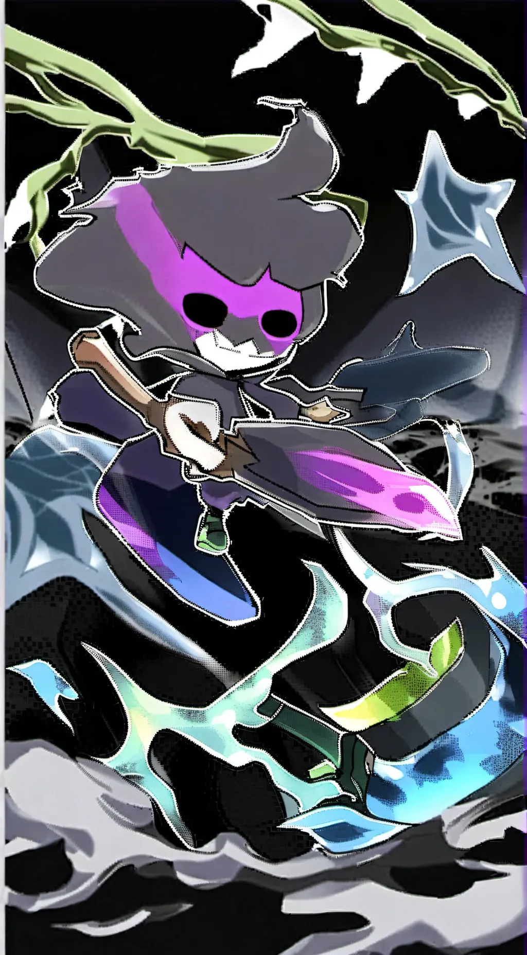 ai character: murder drone  background