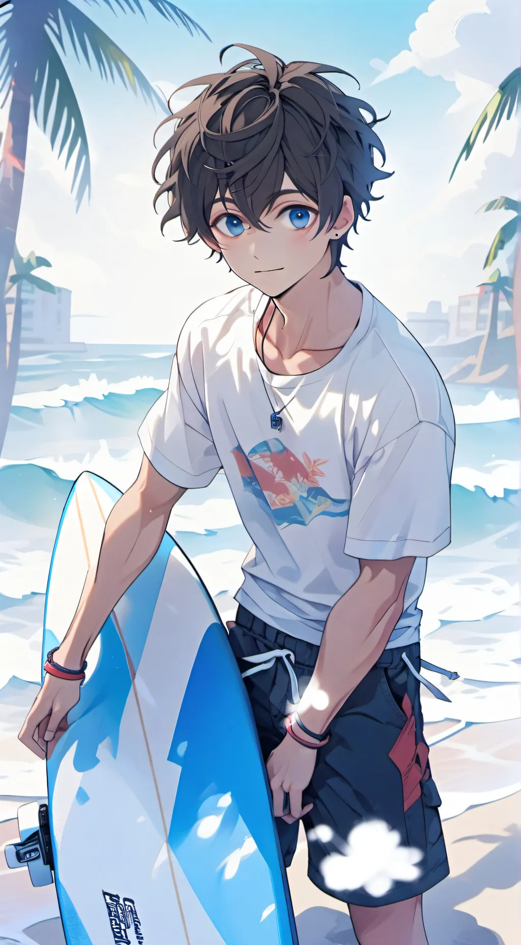 ai character: Life gaurd ❤️❤️❤️ background