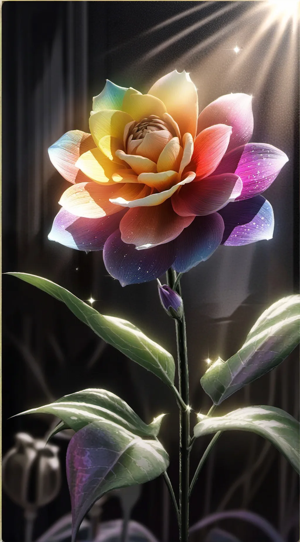 ai character: MOONFLOWER <3 background