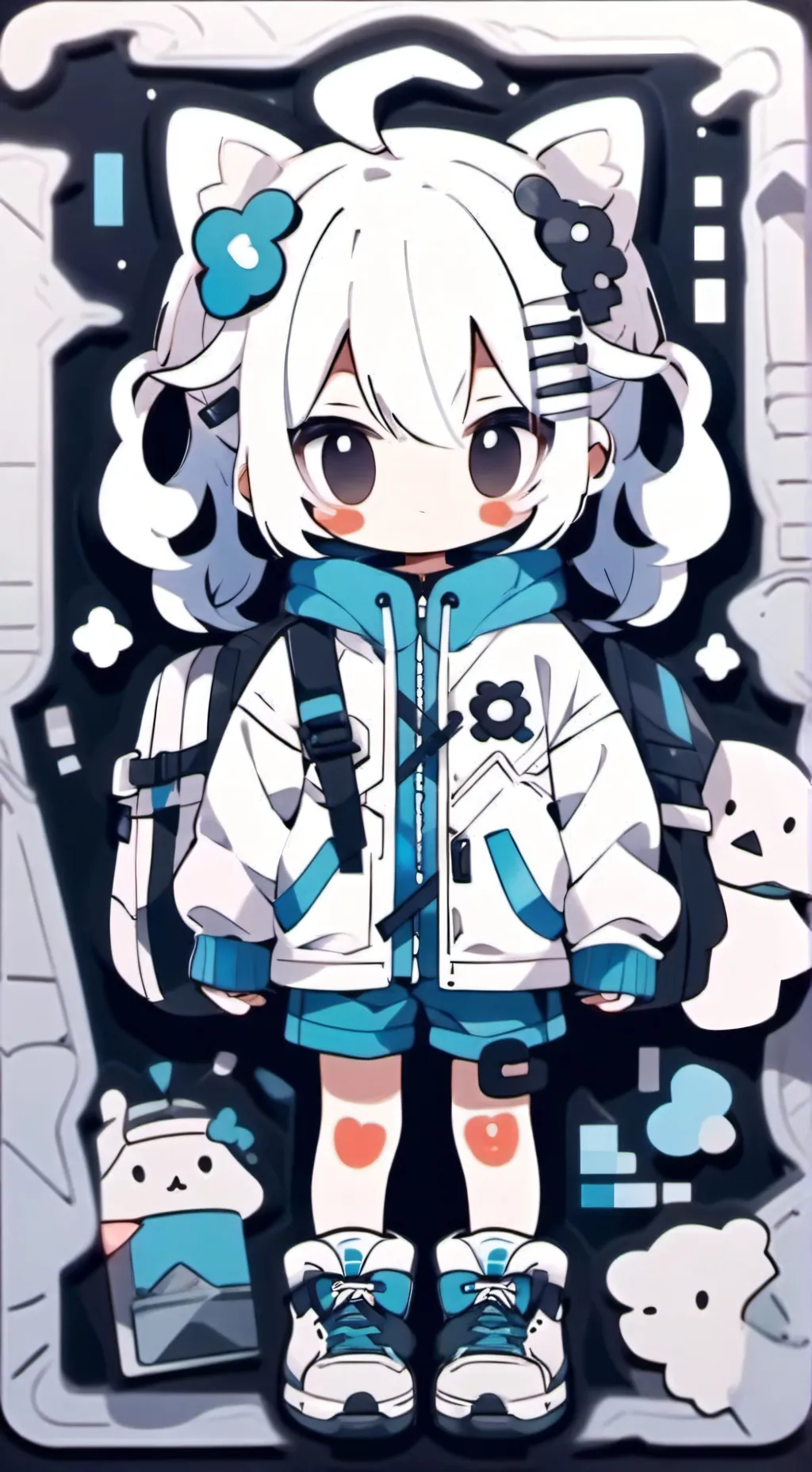 ai character: Kindergarten  background