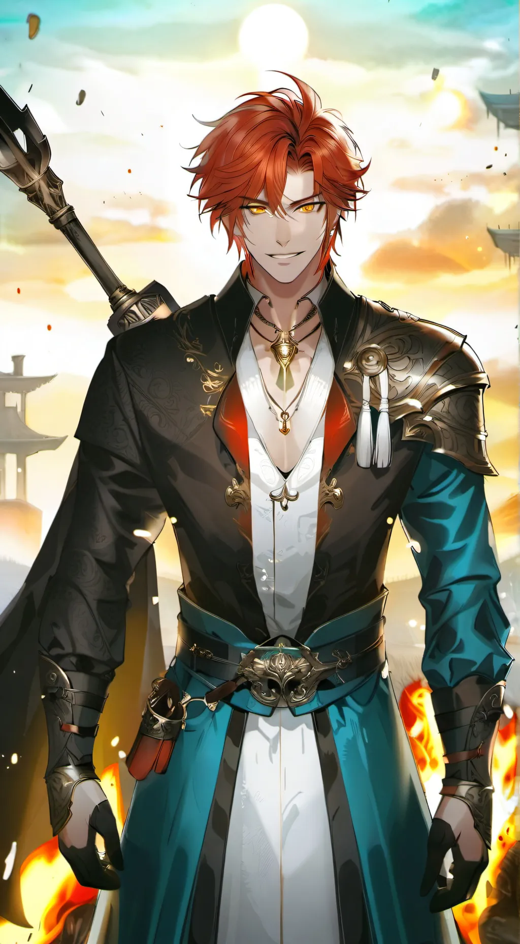 ai character: Leo background