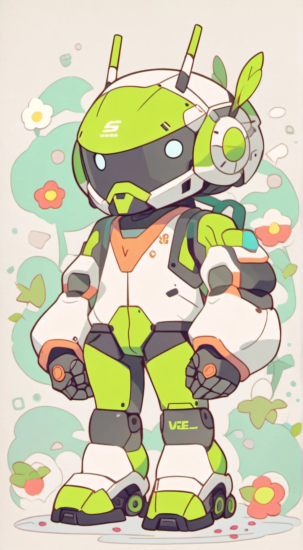 ai character:  Twisted Vee  background