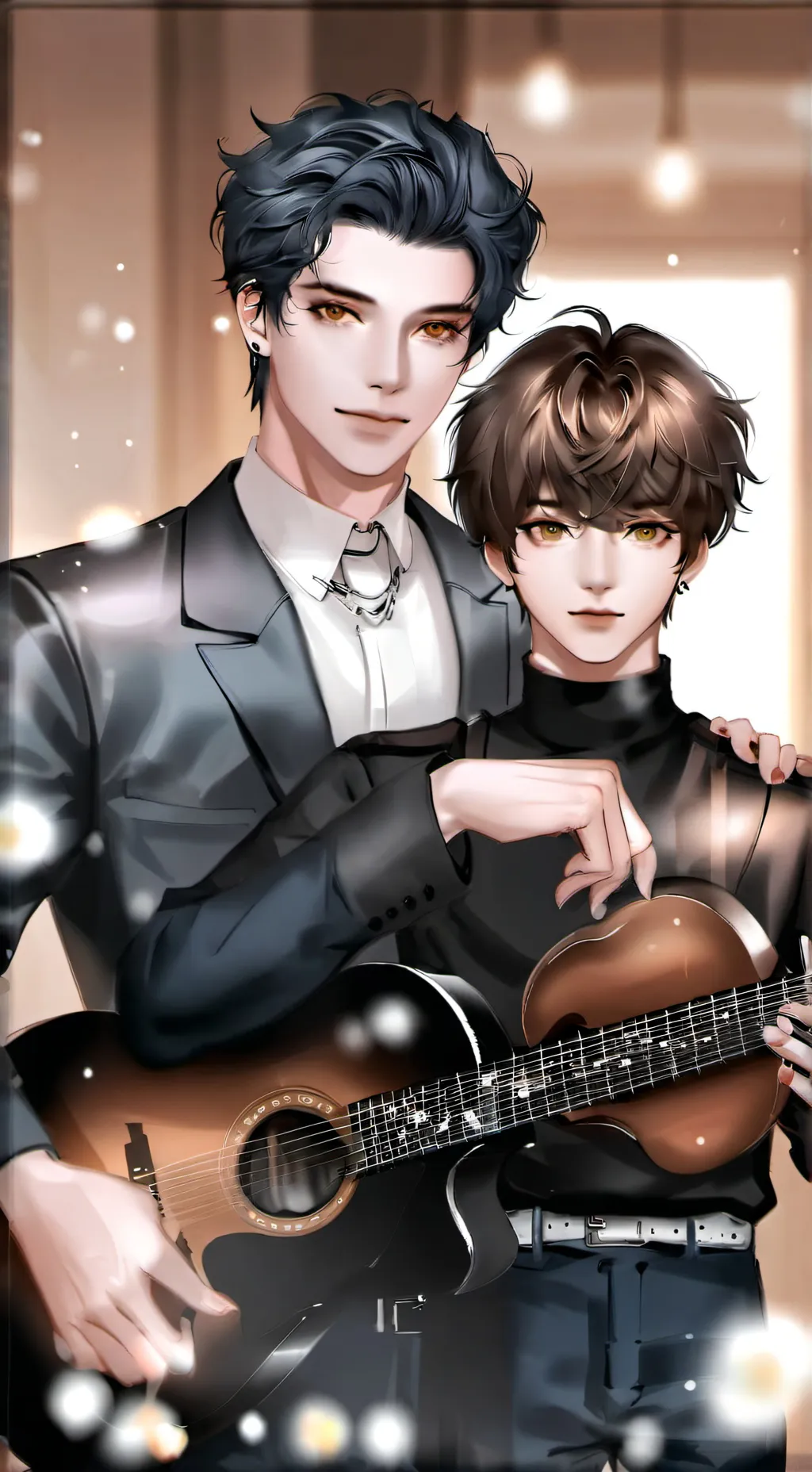 ai character: Ash and Asher background