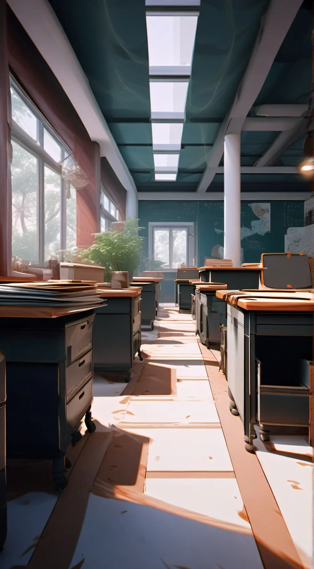 ai character: school background