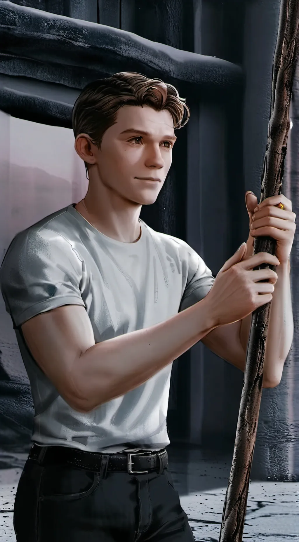 ai character: baby strontium  background