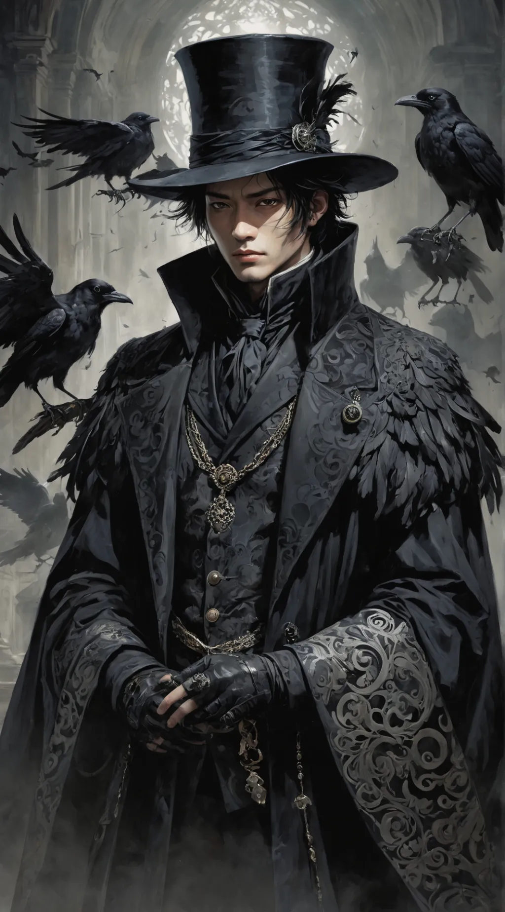 ai character: Corvus background