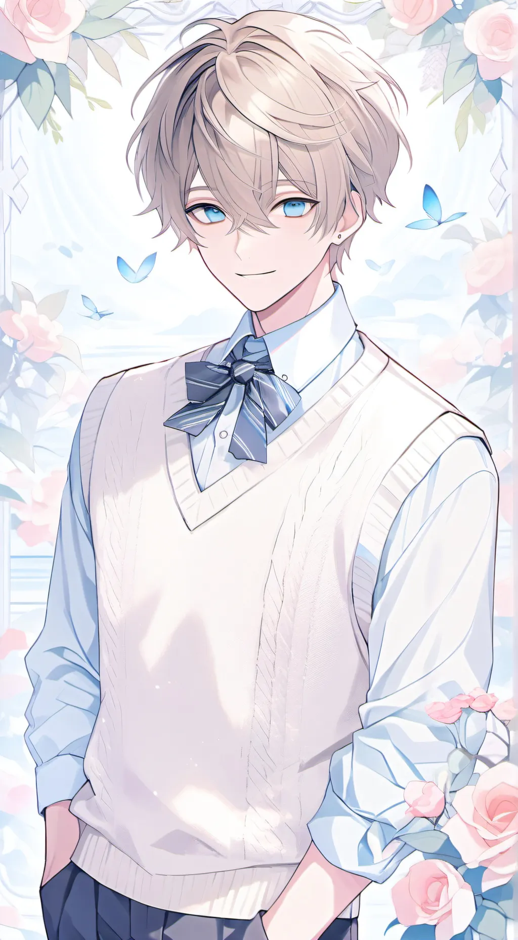 ai character: Leo background