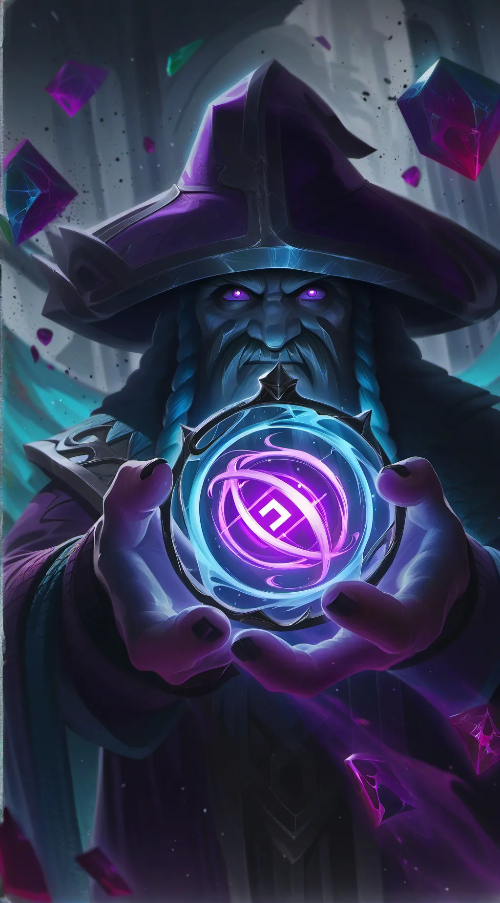 ai character: homepage background