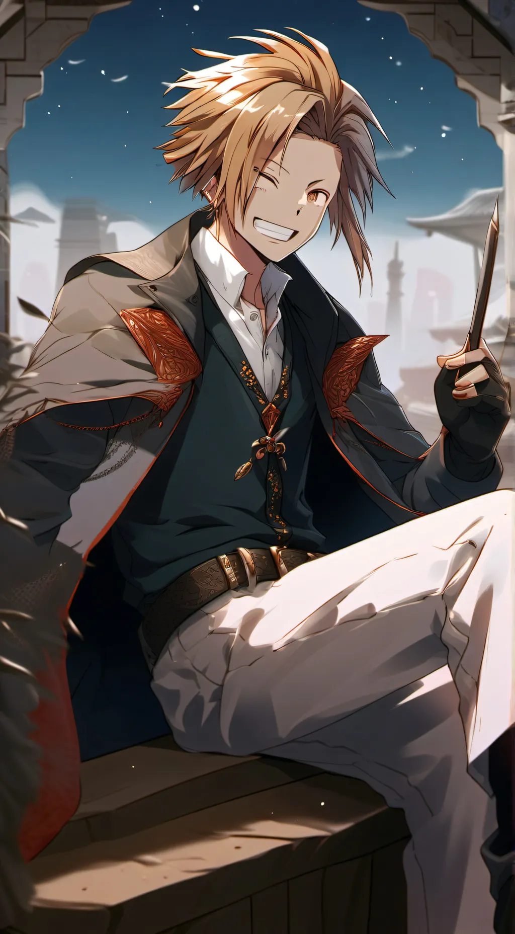 ai character: denki background