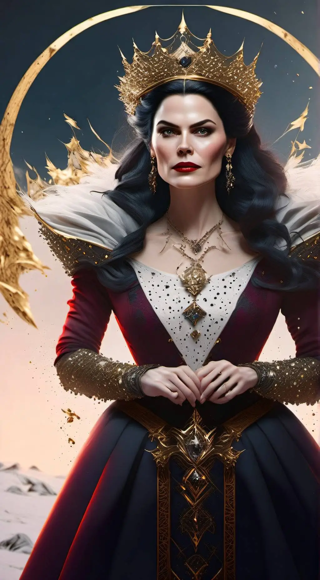 ai character: Evil Queen Stepmom background